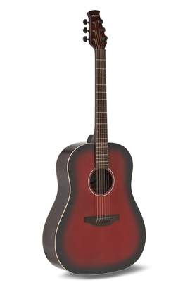 Applause Acoustic Guitar Jump Slope Shoulder D Gloss Cherry Burst