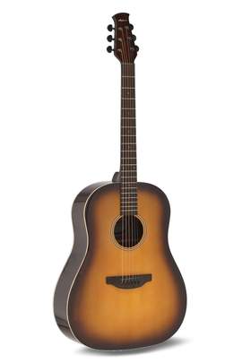 Applause Acoustic Guitar Jump Slope Shoulder D Gloss Tobacco Burst