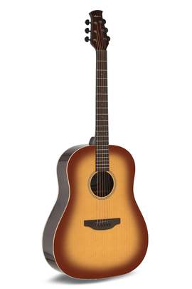 Applause Acoustic Guitar Jump Slope Shoulder D Gloss Vintage Cherry