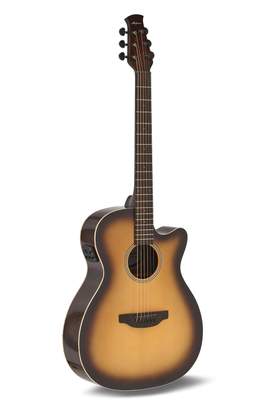 Applause E-Acoustic Guitar Jump OM Electro Cut Gloss Tobacco Burst