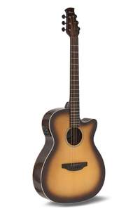 Applause E-Acoustic Guitar Jump OM Electro Cut Gloss Tobacco Burst
