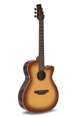 Applause E-Acoustic Guitar Jump OM Electro Cut Gloss Vintage Cherry