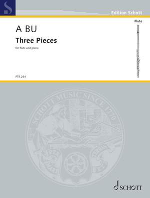Bu, A: Three Pieces op. 13