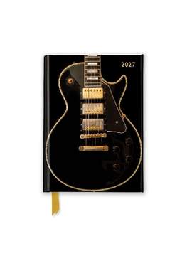Black Gibson Guitar 2027 Luxury Pocket Diary Planner - Week to View