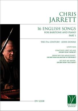 Chris Jarrett: 16 English Songs, for Baritone and Piano