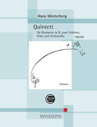 Winterberg, H: Quintett für Klarinette, 2 Violinen, Viola und Violoncello