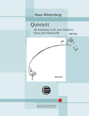 Winterberg, H: Quintett für Klarinette, 2 Violinen, Viola und Violoncello