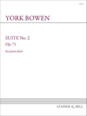 Bowen, York: Suite No. 2 Op. 71 (Three Pieces). Piano Duet