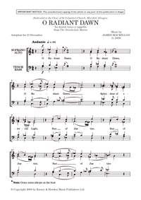 MacMillan, James: O Radiant Dawn