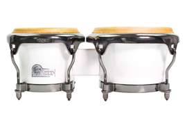 Toca Bongo Custom Deluxe Fiberglass Bongos - Margarita Blanca Magarita Blanca