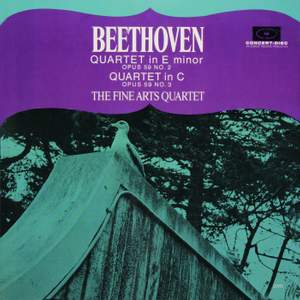 Beethoven: String Quartets, Op. 59, Nos. 2 & 3