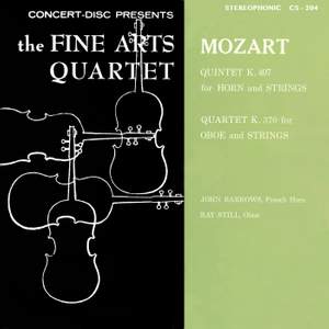 Mozart: Horn Quintet, K. 407 & Oboe Quartet, K. 370