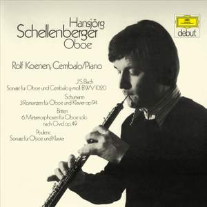 J.S. Bach: Flute Sonata in G Minor, BWV 1020 / Schumann: 3 Romances, Op. 94 / Britten: 6 Metamorphoses After Ovid, Op. 49 / Poulenc: Oboe Sonata, FP 185