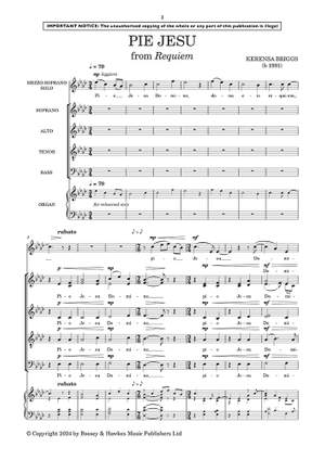 Briggs, Kerensa: Pie Jesu (from Requiem)