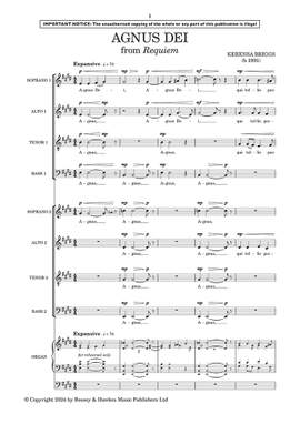 Briggs, Kerensa: Agnus Dei (from Requiem)