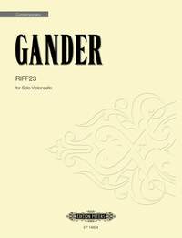 Gander, Bernhard: RIFF23 (solo cello)