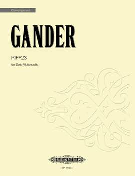 Gander, Bernhard: RIFF23 (solo cello)
