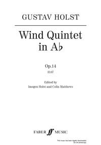 Gustav Holst: Wind Quintet in Ab Op.14 H.67