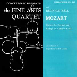 Mozart: Quintet for Clarinet and Strings, K. 581