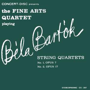 Bartók: String Quartets No. 1 & No. 2