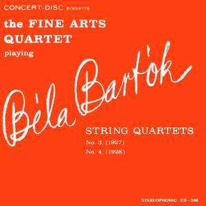 Bartók: String Quartets No. 3 & No. 4