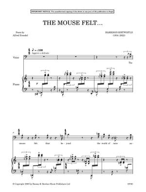 Birtwistle, Harrison: The Mouse Felt...