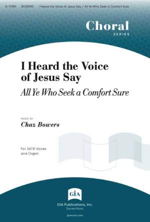 Chaz Bowers: I Heard the Voice of Jesus Say