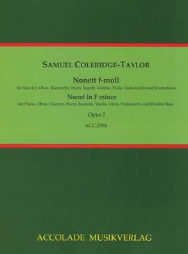 Coleridge-Taylor, S: Nonett f-moll F minor op. 2