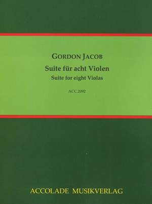 Jacob, G: Suite für acht Violen