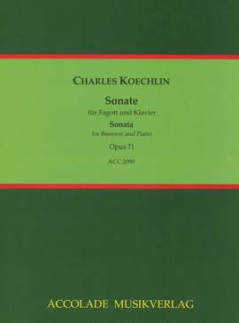 Koechlin, C: Sonate op. 71