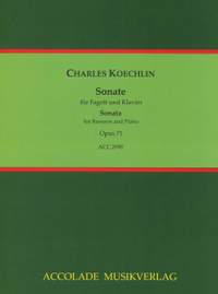 Koechlin, C: Sonata op. 71