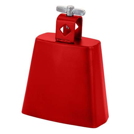 Percussion Plus red cowbell - 4"