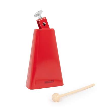 Percussion Plus red cowbell - 7.5"