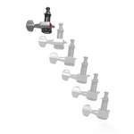 D'Addario Auto-Trim Locking Tuning Machine, Single In-Line Chrome Product Image