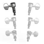 D'Addario Auto-Trim Locking Tuning Machine, Single Bass Side Machine, Chrome Product Image