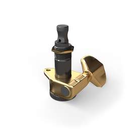 D'Addario Auto-Trim Locking Tuning Machine, Single Bass Side Machine, Gold