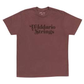 D'Addario 1978 Logo T-Shirt, Deep Red, XL