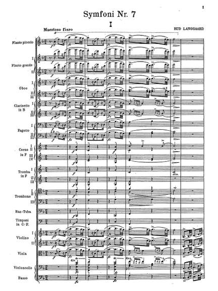Langgaard, Rued: Symphony No. 7