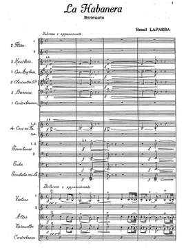 Laparra, Raoul: La Habanera, Prélude et trois entr’actes / Extrait de La Habanera (drame lyrique)