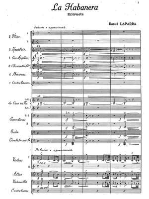 Laparra, Raoul: La Habanera, Prélude et trois entr’actes / Extrait de La Habanera (drame lyrique)