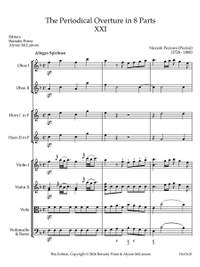 Piccinni (Piccini), Niccolò: The Periodical Overture in 8 parts No. 21