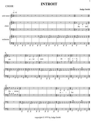 Smith, Judge: Requiem Mass (1975)