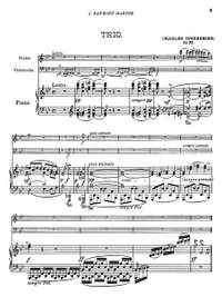 Tournemire, Charles: Trio Op. 22 pour violon, violoncelle et piano