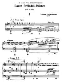 Tournemire, Charles: Douze Préludes-Poèmes pour le piano