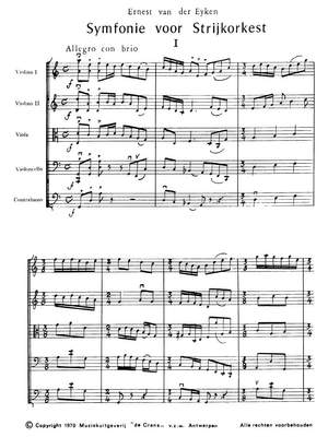 Van der Eyken, Ernest: Symfonie voor strijkorkest (1967)