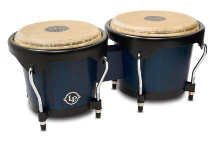 Latin Percussion Bongo City Series II Mango blue