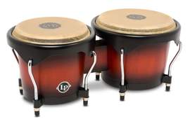 Latin Percussion Bongo City Series II Mango vintage sunburst