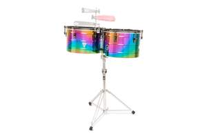Latin Percussion Timbales Tony Succar Rainbow Signature 15" & 16"