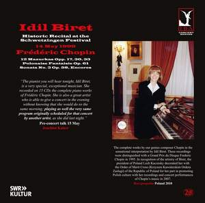 Idil Biret Plays Chopin - Historic Recital At the Schwetzingen Festival 14 May 1999