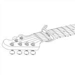 Ernie Ball Flex Capo - Black Product Image